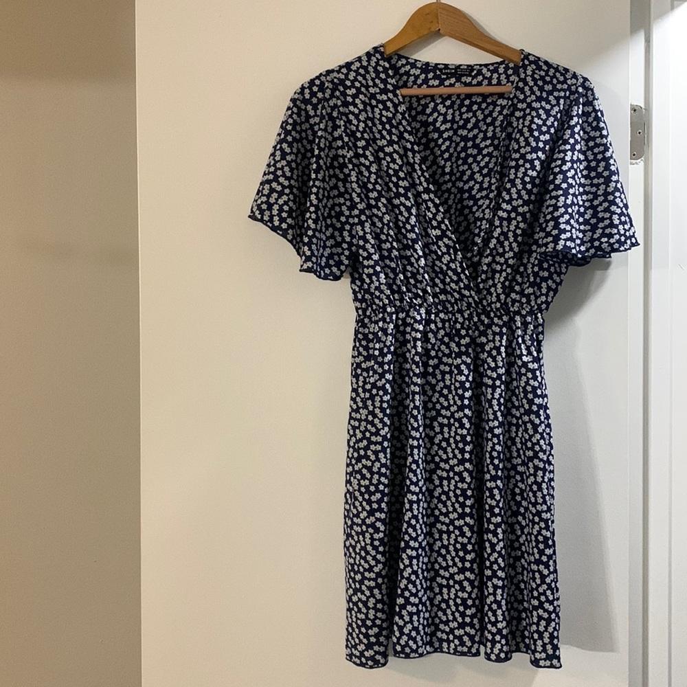 Dress (Navy Floral)
